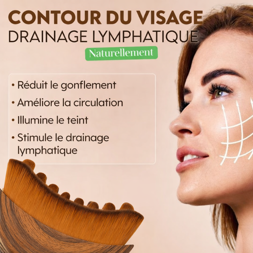 Brosse Drainage Lymphatique Eralya